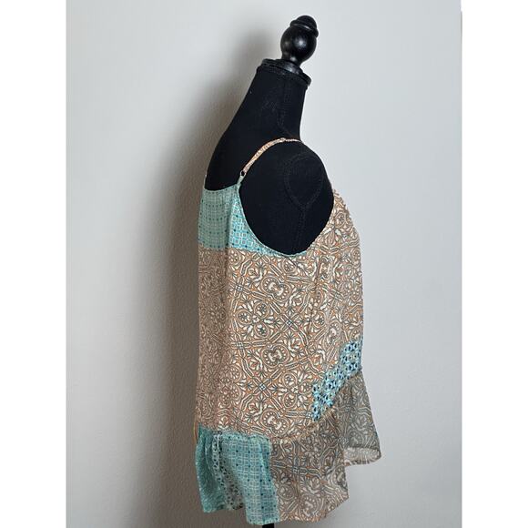 Women's Top by Gypsy 05 Boho Chic Summer Sheer Top Size S - Picture 12 of 16